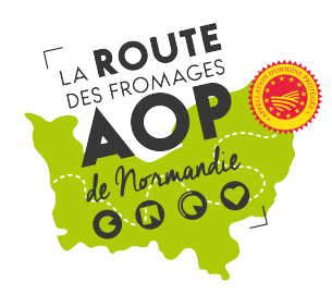 Logo fromage AOP de normandie Routes des fromages Camembert AOP