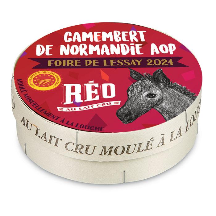 Camembert de Normandie AOP Foire de Lessay 2024 en édition limitée Fromagerie Réo 