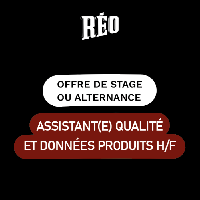 offre stage alternance assistant qualité et données produits fromagerie réo lessay