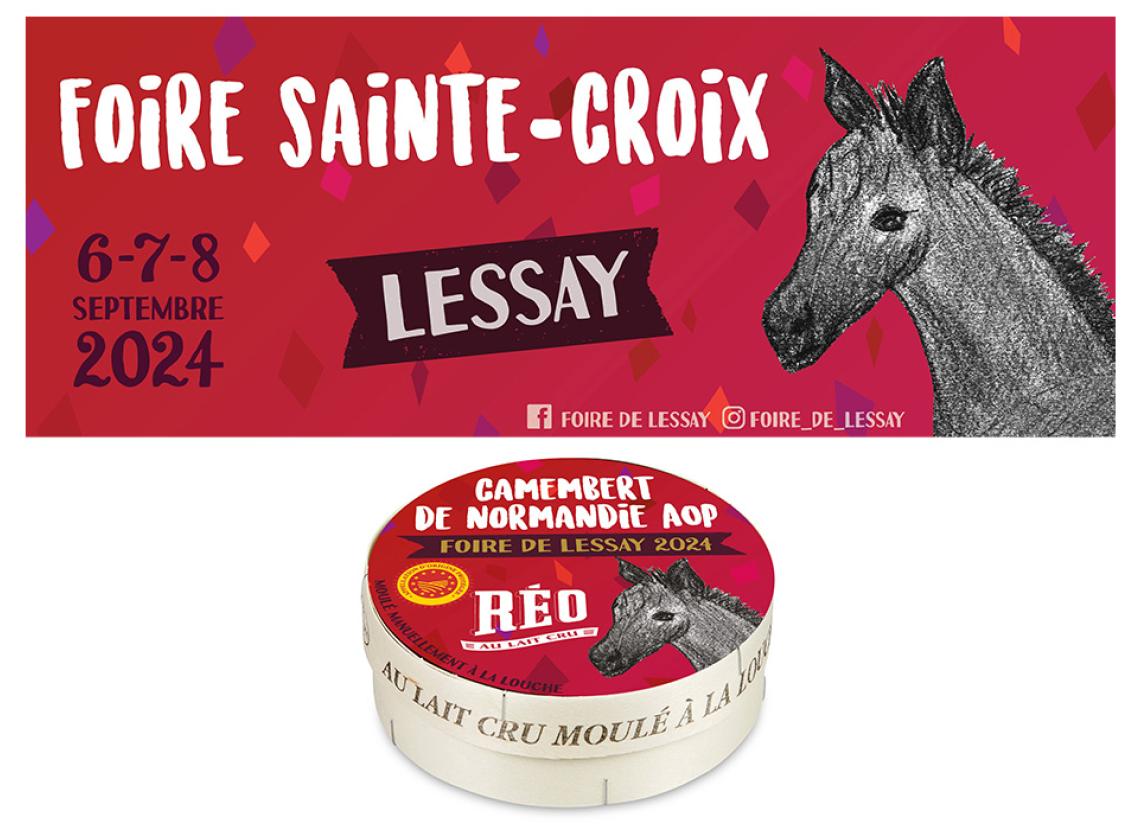  Camembert de Normandie AOP Réo édition spéciale limitée Foire de Lessay 2024 Manche Normandie